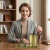 Portapenne Organizzatore Vintage, Scatola Portaoggetti da Scrivania di Lusso per Decorazione Scrivania Studio Casa Regalo