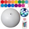 Garden Luminous LED Ball Remote Control Swimming Pool Luminous Inflatable Balloon 16 Colors LED Glowing Inflatable Beach Balloon