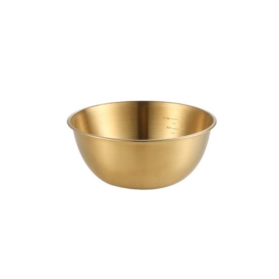 Stainless Steel Mixing Bowls Heavy Duty Nesting Salad Mixing Bowls with Scale