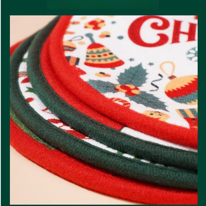 Christmas Hanging Hand Towels Kitchen Hand Towels Holiday Gifts Pendants Accessories Creative Coasters Household Handkerchiefs