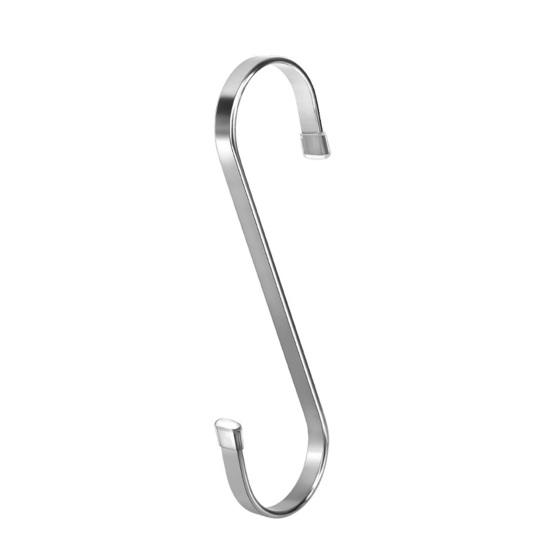 Space Saving Reusable Convenient Strong Load-bearing Stainless Steel S Shaped Storage Rack Hanging Hook