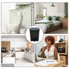 Bathroom Trash Can Hot Kitchen Trash Bin Rectangular Slim Garbage Can with Soft-Close Foot Pedal for Toilet Bedroom Living Room