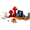 LEGO Minecraft Nether Portal Battle Toy Set 21255 for Kids Ages 8-10 Building Blocks