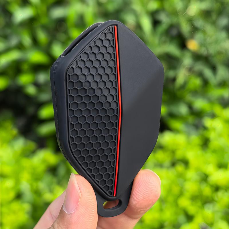 New Silicone Car Key Case Cover For Changan Deepal S7 Sl03    Key Fob Key Protector Keychain Holder Accessories