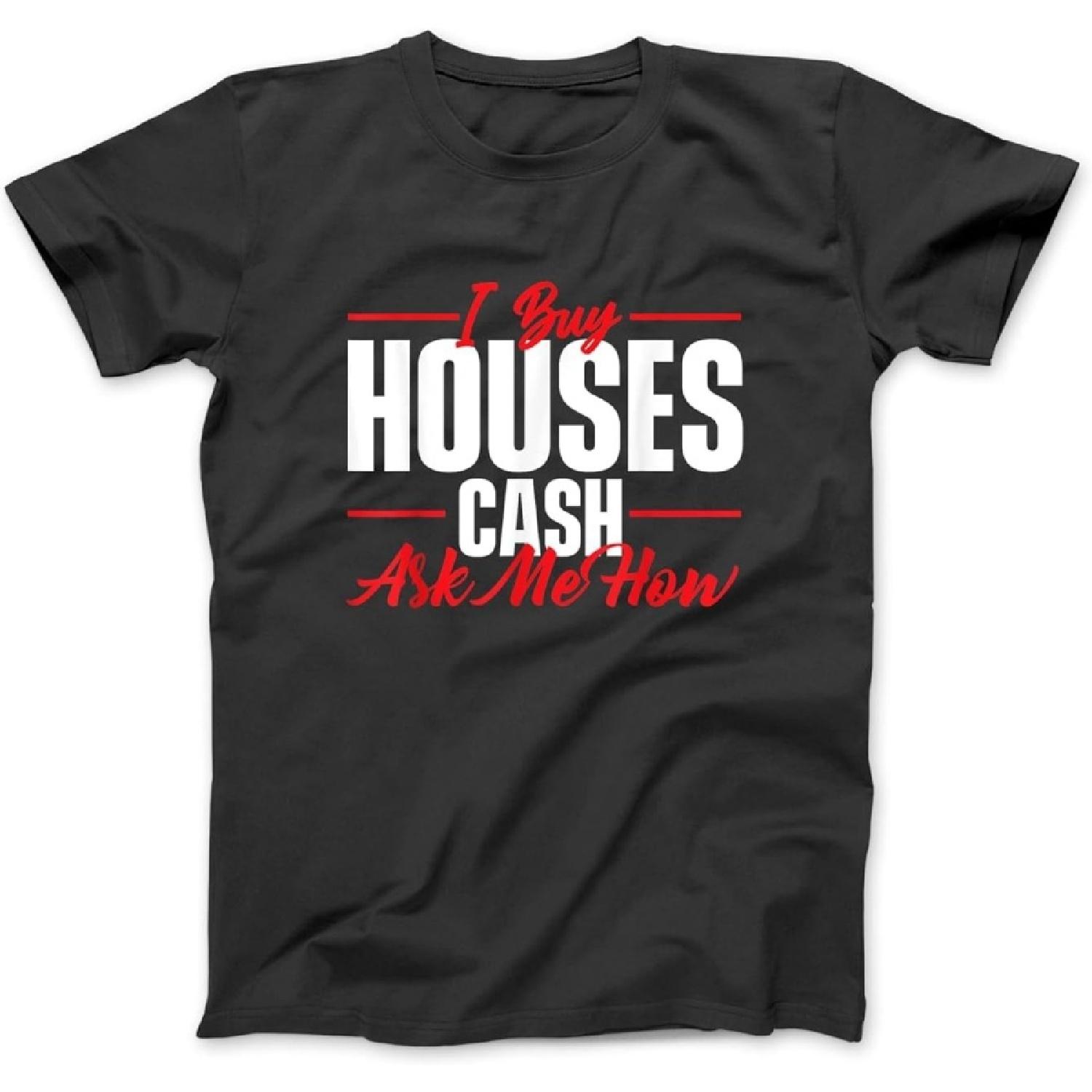 Я Покупаю Дома За Наличные Спросите Меня Как - Футболка Свитшот Худи Инвестора в Недвижимость для Мужчин Женщин Детей Сделано в Канаде Черный XXXXXL разноцветный