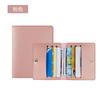 pu leather card clip women's men's universal card bag ultra-thin large-capacity card holder card bag customization
