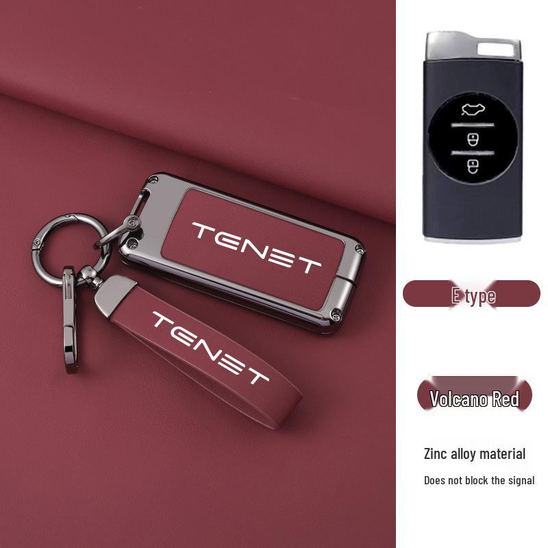 Tenet Tianneng T4/T7/T8/T9 Car Key Metal Protective Case with Hanging Buckle