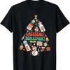Retro Emergency Department Christmas Tree ER Crew Nurse T-Shirt