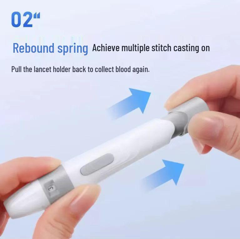 TCM Universal Blood Glucose Lancet Pen - Huahong Powder Lancets