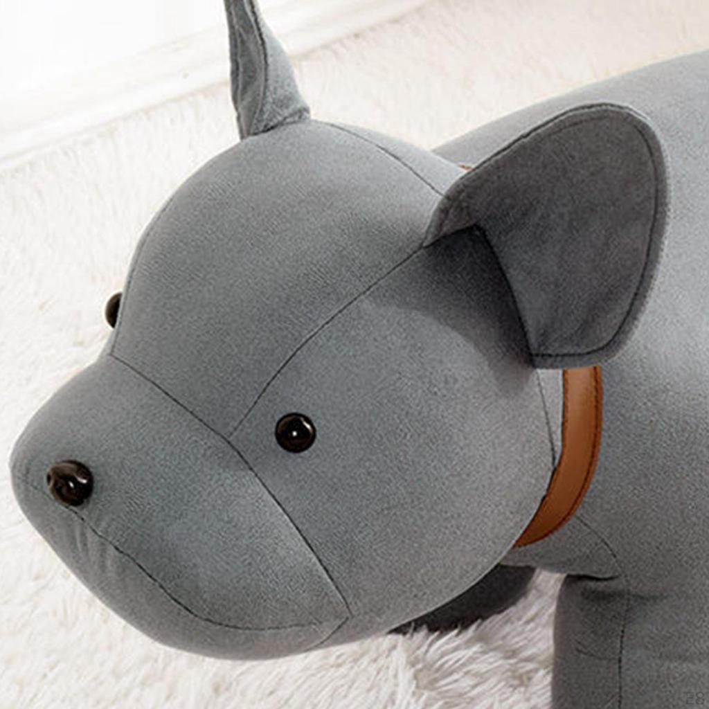 Ottoman Footrest with Stylish Wooden Legs