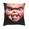 Bride Of Chucky Cushion Cover xcm Polyester Killer Doll Chucky Throw Pillow Case for Sofa Car Pillowcase Bedroom Decoration