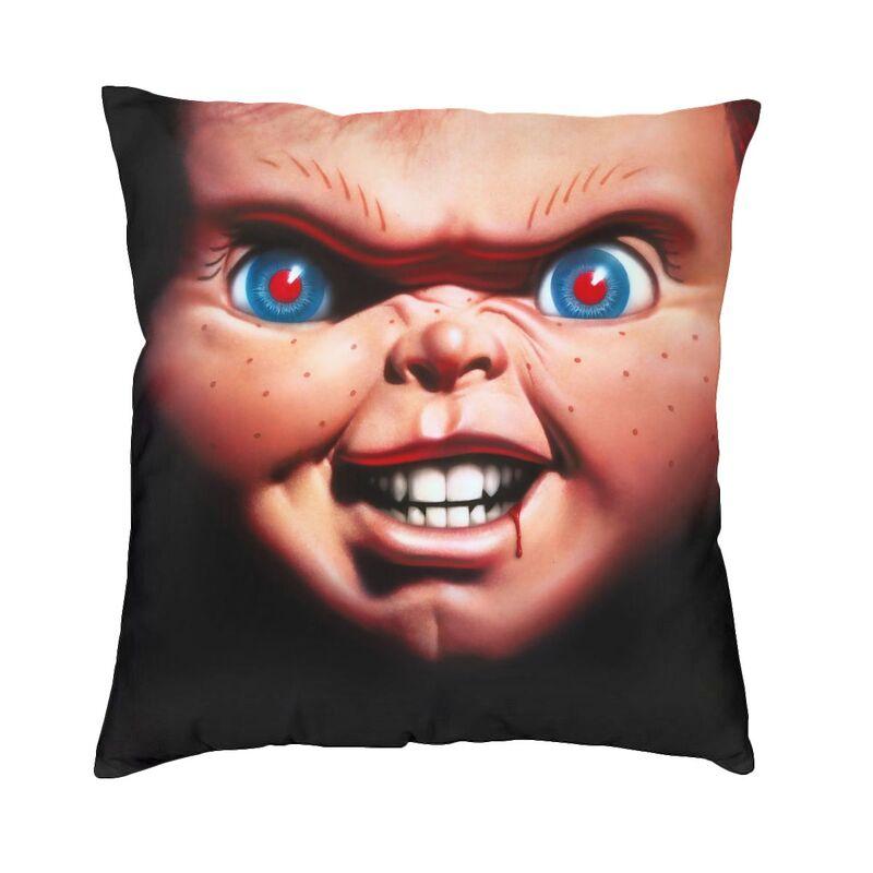 Bride Of Chucky Cushion Cover xcm Polyester Killer Doll Chucky Throw Pillow Case for Sofa Car Pillowcase Bedroom Decoration