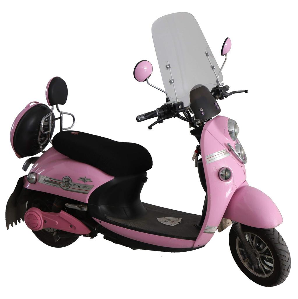 Sutekus Easy Installation Windscreen for Scooters and Mopeds, 40cm High, 3mm Thick