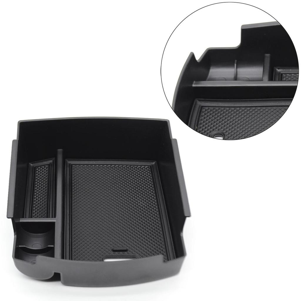 For Hyundai Kona 2018    Center Console Organizer Armrest Storage Box Phone Holder Tray Container Car Accessories