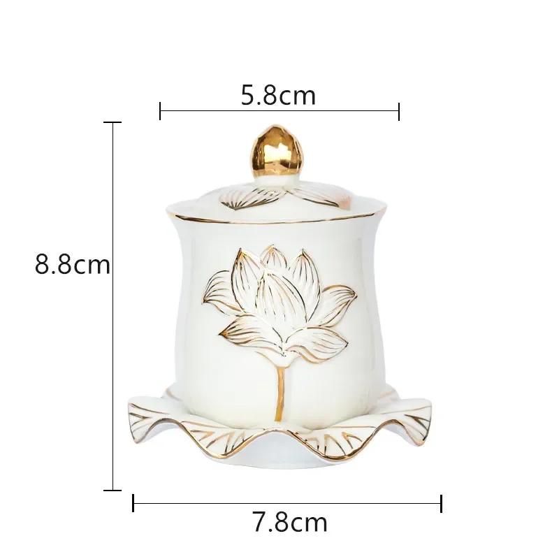 

Китайская белая керамическая курильница для благовоний, украшения для дома, фэн-шуй, маленький буддийский зал для поклонения, буддийский декор, аксессуары