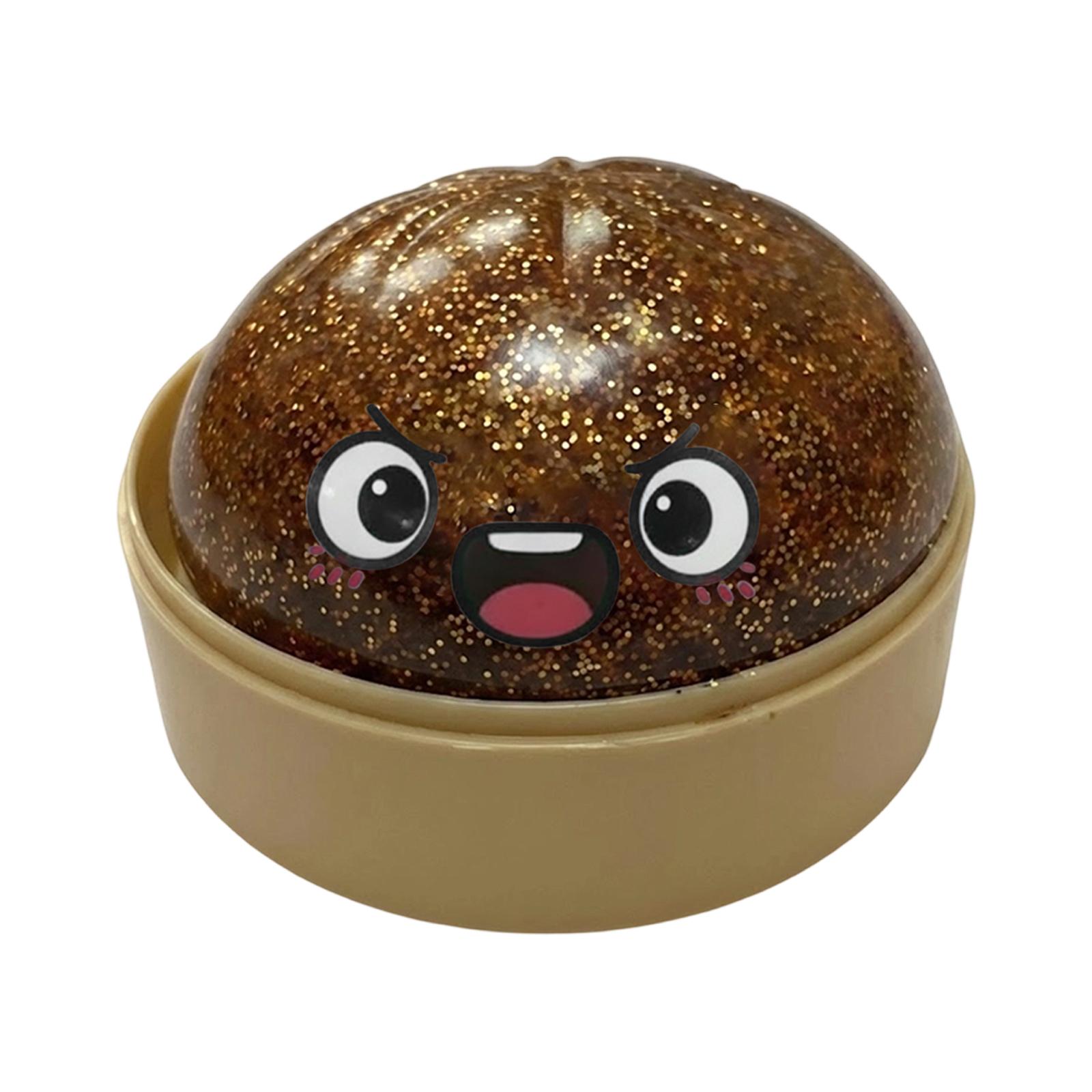 

Simulated Roast Pork Bun Toy; Cute Food; Decompression; Bun; Enjoy; Stress Relief Device.Prank Stress Relief Bun Toy Realistic Steamer Toy One Size