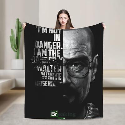 Breaking Bad Minimalistische Weiche Warme Decke Camping Plüsch Bettwäsche Überwürfe Lustiger Sofa Sessel Flanell Tagesdecke Schlafsofa Abdeckung