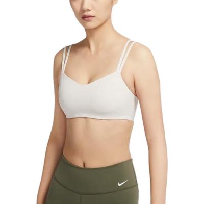 Dri-FIT Alate Solid Support Gepolsterter Sport-BH Damen Unterwäsche Weiß DO6609-104