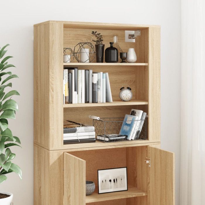 VidaXL Highboard Sonoma Oak Engineered Wood 3185362