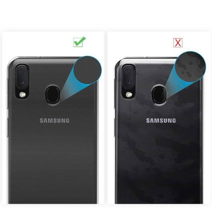 Case for Samsung Galaxy A20E - Ultra Thin Soft Silicone Transparent TPU Gel Protection [Phonillico®]