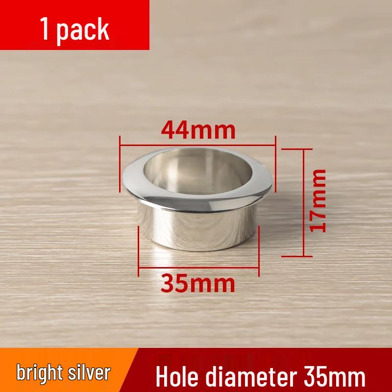 Round Plastic Desk Grommet Cover for Cable Management