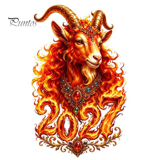 Static Glass Window Clings Chinese New Year Sticker, 2027 Goat Clings, Lunar of Sheep Decals Reusable Xmas Decor for Home Shop Decoration Holiday