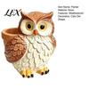 Planting Space for Succulents Cute Cartoon Owl Planter, Resin Small Planter Pot, Decorative Garden Sculptures Plant Pot Succulents, Indoor Balcony