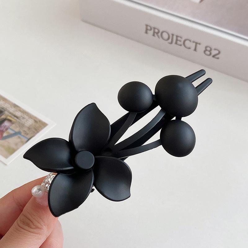 2023 New Retro Hairpins Trendy Flower Hairpins Female Ponytail Hair Claw Hair Clasp 2023 Hair Accessories Women Hairgrip Headwear