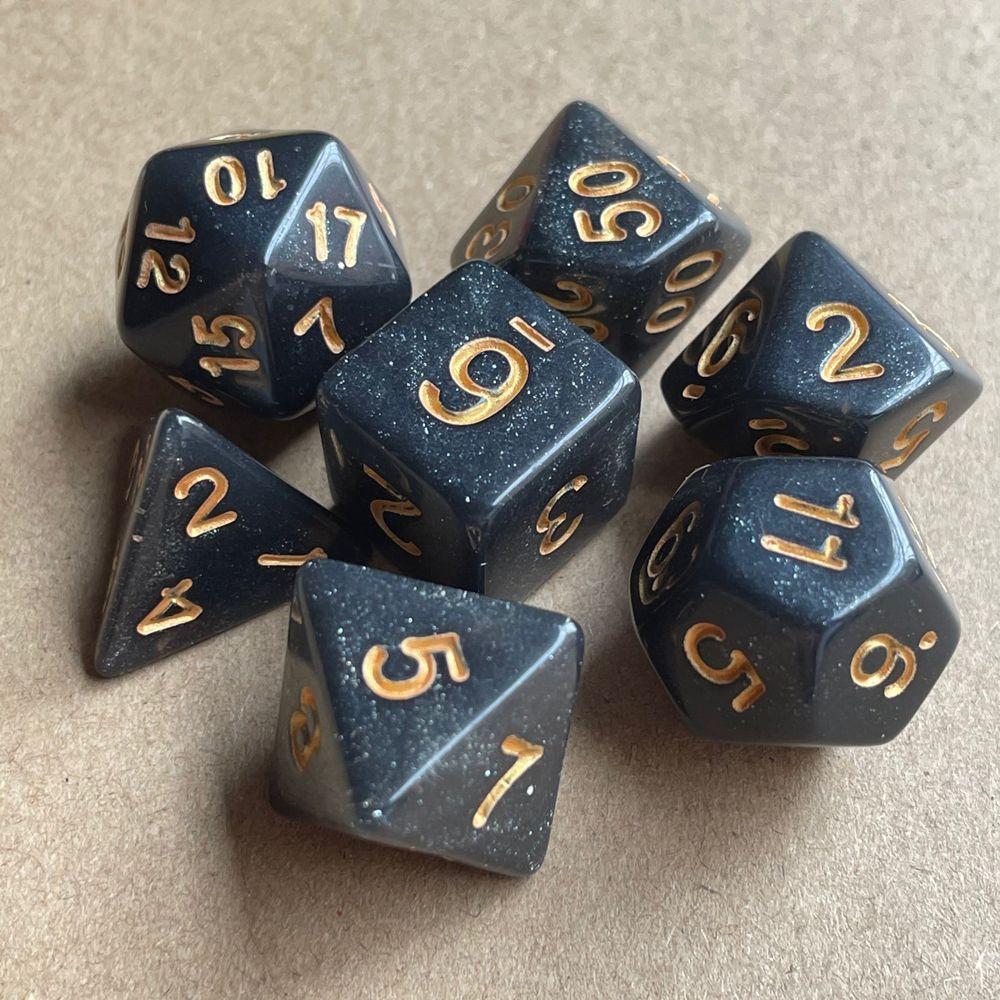 Games Entertainment Board Games Desktop Polyhedral Dice Set Galaxy Dice Dice Star Shine Dice Set