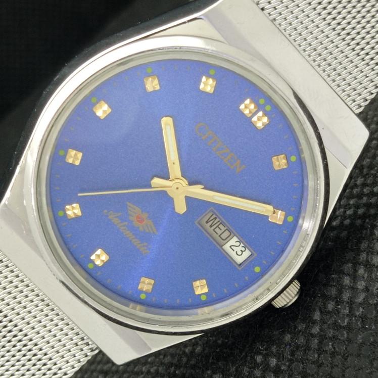

Б/У винтажные мужские часы Citizen Automatic 8200 из Японии D/D синего цвета 608k-a317264-2 SKU608k-a317264