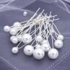 Women U-shaped Pin Rhinestone Barrette Clip Hairpins Simulated Pearl Bridal Tiara Hair Accessory Wedding Hairstyle Design Tools