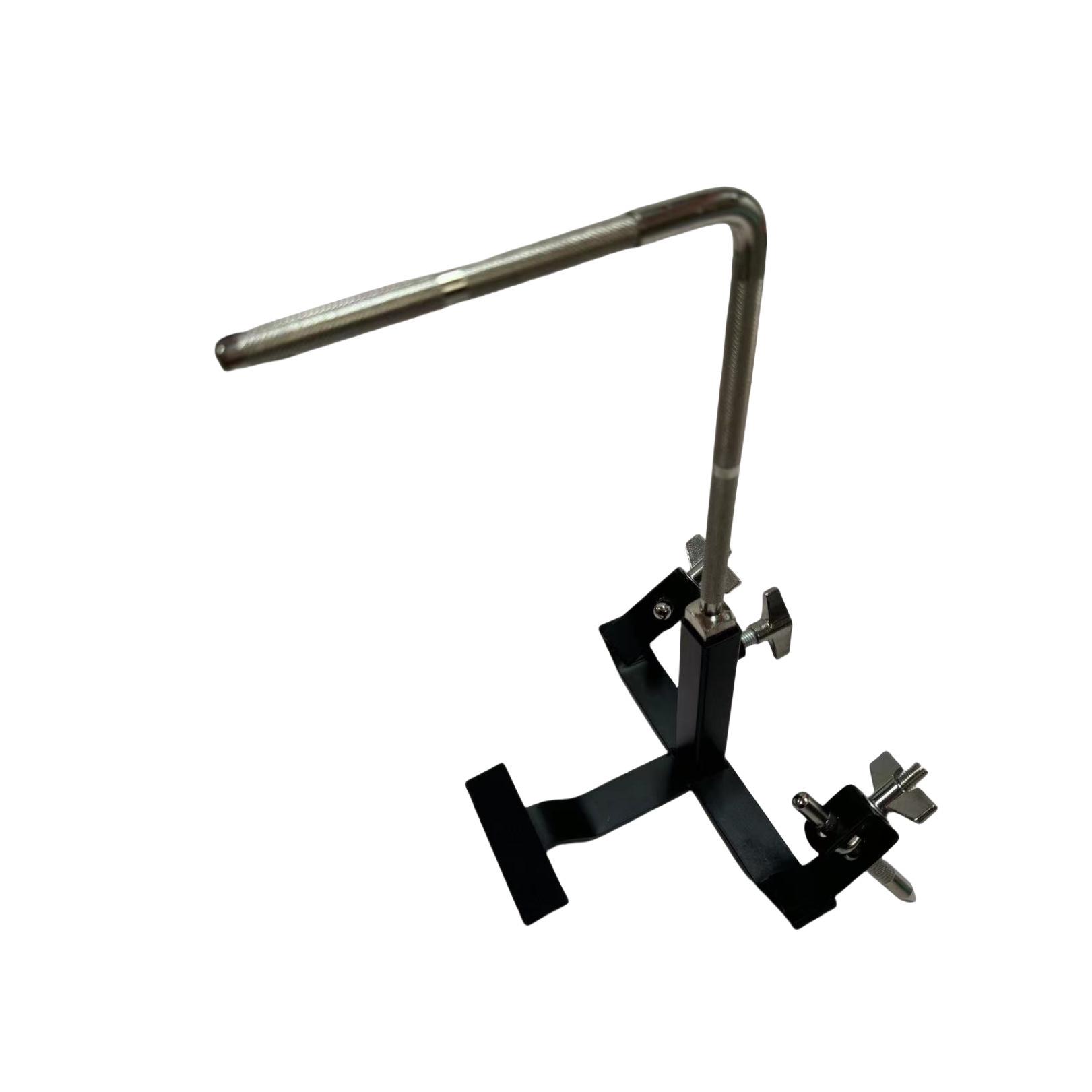 Adjustable Drum Stand for Percussion Instruments: Floor Tom, Cowbell, Bass Drum, and Wood Block