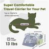 Pet Cats Carriers Bag Big Capacity Backpack Breathable Spacious Carrying Bag