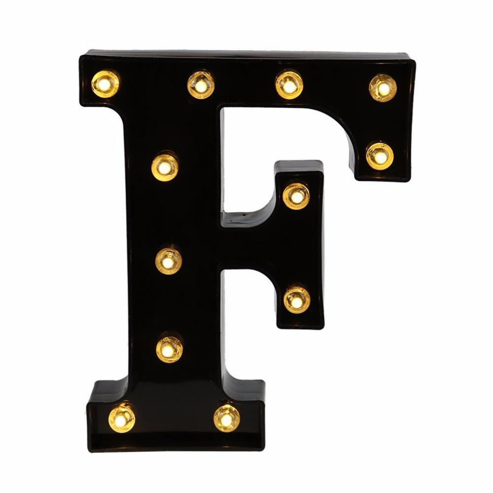 26 LED Letter Lights Decorate Birthday Parties, Weddings, Anniversaries, Party Venues, Garden and Bar Decorations