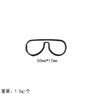 10pcs Colorful glasses, creative paper clips, paper clips, accessories, student office supplies, plastic wire, metal