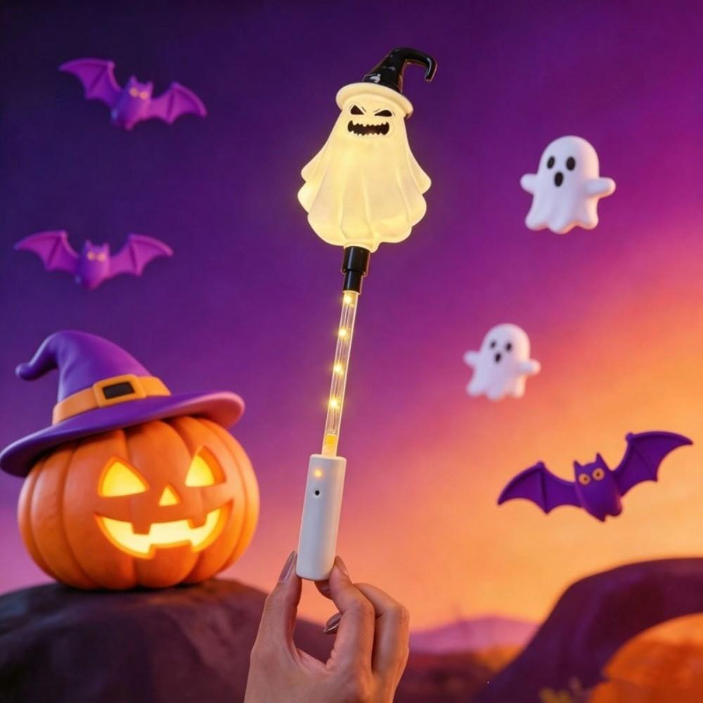 Flashing Lights Glow Stick Pumpkin Halloween Wands Halloween Party Light Up Wand Party Favors