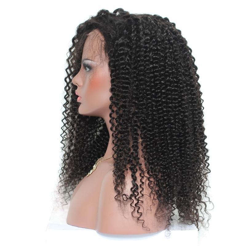 Lace Synthetic Front Hair Wigs Kinky Curly Full Lace Hair Wig Pre Plucked Lace Front Wig