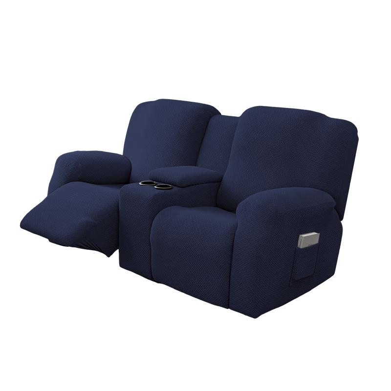 8pcs/set Waterproof  2Seater Recliner Sofa Covers  All-inclusive Loveseat Center Console Sofa Covers