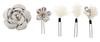 Soubien Graduation Ceremony Hair Ornament Set: Baby's Breath Flower Corsage Hair Clip (5-piece Set) for Hakama, Coming-of-Age Ceremony, and Furisode