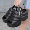 Fashion Plateforme Large Size Women Aqua Shoes Slippers Black Women's Sandals Flip Flops Sneakers Sports Industrial Sewing Shuse