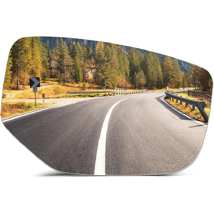 SCITOO Driver Side Mirror Glass For 2003-2007 For Cadillac Escalade, For Chevy Avalanche, Silverado Suburban Tahoe, For GMC Sierra Yukon Left Heat