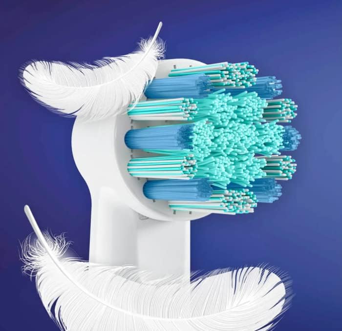 Braun Soft Toothbrush Replacement Brushes for Frozen Design Set of 4 Oral-B Kids, (EB10S-4), [Used]