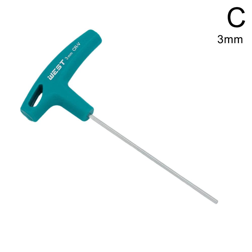 T-rukojeť Šestihranný imbusový klíč šroubovák Nástroj šroubovák 1,5-10mm Rukojeť klíče Šestihranný klíč Klíč HRC52-54 Ruční nástroj