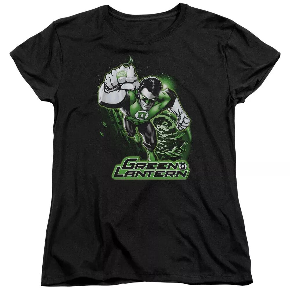 Green Lantern  Green & Gray  Women s T-Shirt S