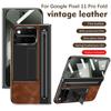 Leder Halterung Stifthalter mit Stifthülle für Google Pixel 11 Pro Fold Pixel 10 Pro Fold 9Pro 5G Scharnier Schutzhülle