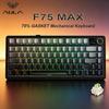 Aula F75 MAX Mechanische Tastatur 75% Layout Tastenkappen Kabelgebunden/Bluetooth/2.4G Hot-Swap RGB E-Sport Gaming Tastatur mit TFT-Bildschirm