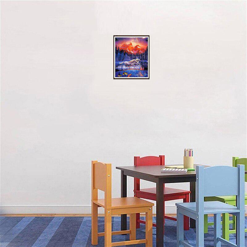 5D DIY Diamond Painting Horse Full Round Drill Diamond Embroidery Cross Stitch