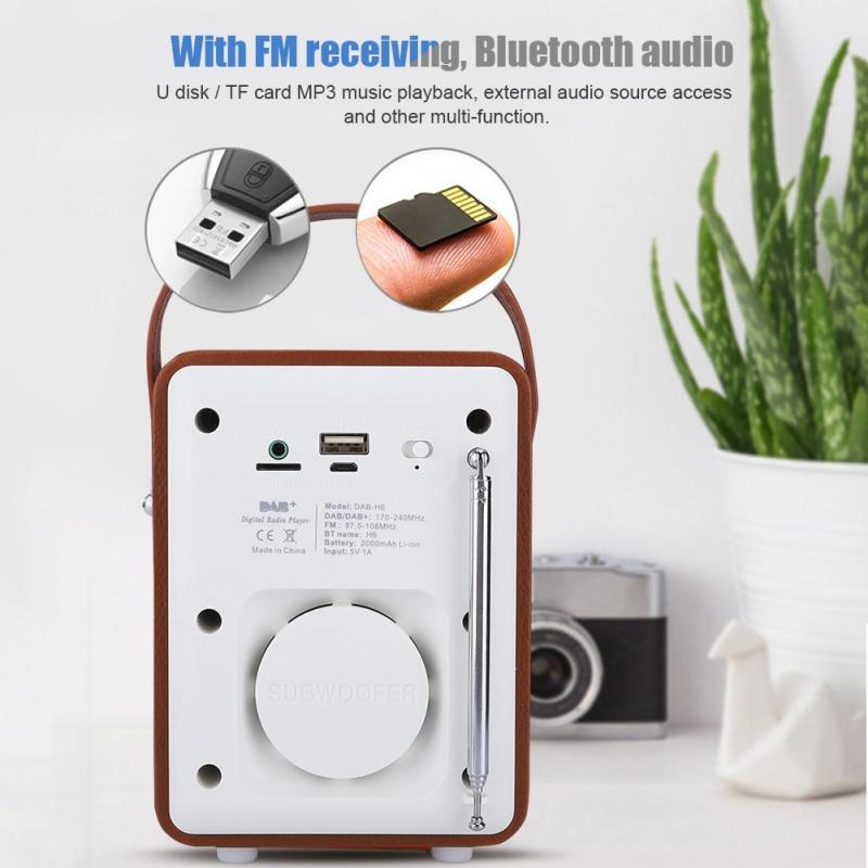 Mini Portable Dab Dab Fm Wi Fi Digital Internet Radio Bluetooth Wireless Speaker Buy At A Low Prices On Joom E Commerce Platform