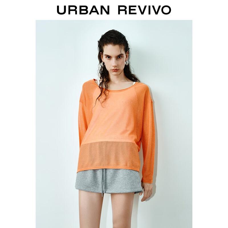 UR 2025 Women's Sequin Two-Piece Oversized Knit Sweater