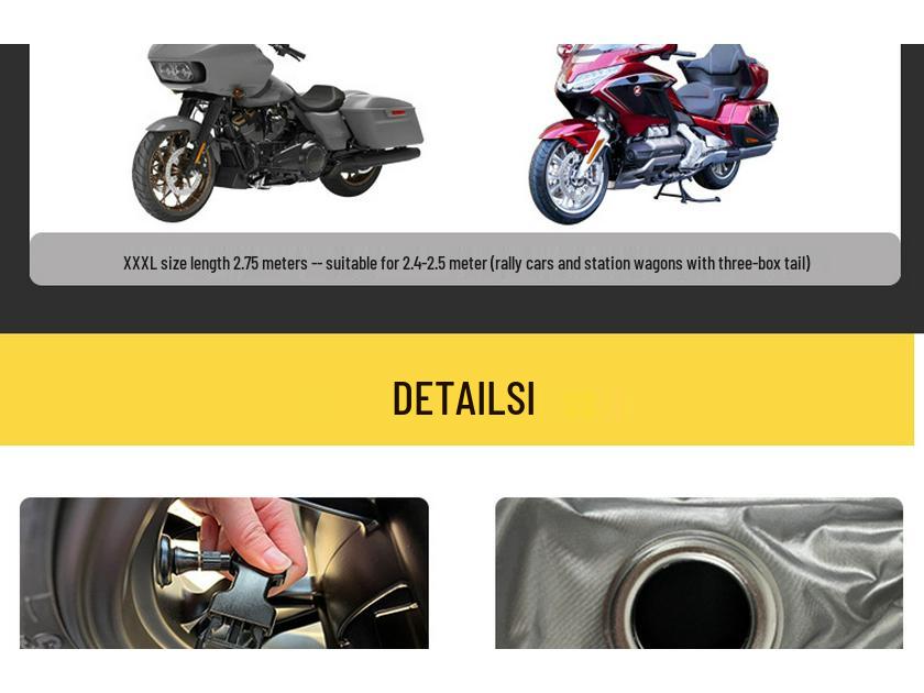 Oxford Cloth Motorcycle Cover: Waterproof, Sun & Snow Protection for Electric Vehicles